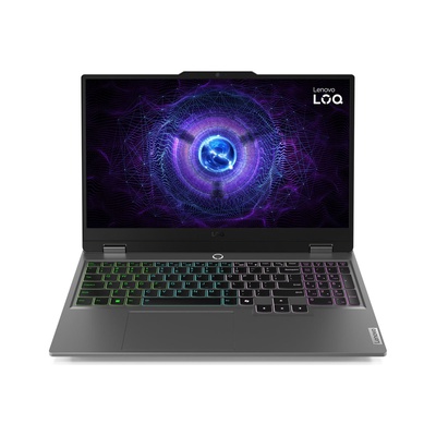  Lenovo LOQ 15IAX9 15.6 FHD i5-12450HX/24GB/512GB/NVIDIA GF RTX 4050 6GB/No OS/ENG Backlit kbd/Grey/2Y Warranty | Lenovo