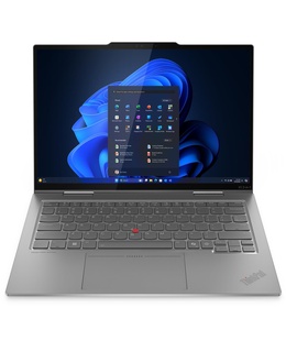  Lenovo ThinkPad X1 2-in-1 G10 Aura Edition | Grey | 14  | IPS | Touchscreen | WUXGA | 1920 x 1200 pixels | Anti-glare | Intel Core Ultra 5 | 225U | 16 GB | Soldered LPDDR5x | Solid-state drive capacity 512 GB | Intel Graphics | Windows 11 Pro | 802.11ax | Bluetooth version 5.3 | LTE Upgradable | Keyboard language Nordic | Keyboard backlit | Warranty 36 month(s) | Battery warranty 12 month(s)  Hover