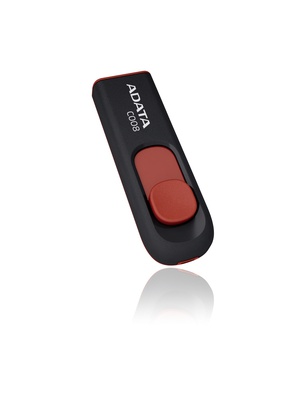  ADATA | C008 | 64 GB | USB 2.0 | Black/Red  Hover