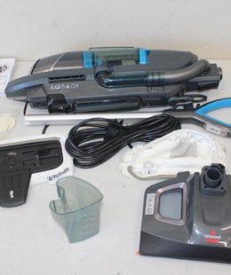  SALE OUT. Bissell Vac&Steam Steam Cleaner | Bissell | Vacuum and steam cleaner | Vac & Steam | Power 1600 W | Steam pressure Not Applicable. Works with Flash Heater Technology bar | Water tank capacity 0.4 L | Blue/Titanium | DAMAGED PACKAGING  Hover