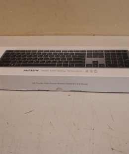 Tastatūra SALE OUT.  | Dell | Premier Multi-Device Keyboard and Mouse | KM7321W | Wireless | Wireless (2.4 GHz)  Hover