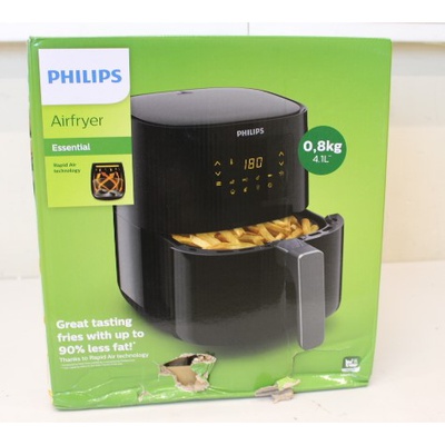  SALE OUT.  | Philips | Air Fryer | HD9252/70 | Power 1400 W | Capacity 4.1 L | Black/Silver | DAMAGED PACKAGING