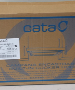  SALE OUT. CATA | Hood | TF 2003 600 GWH | Telescopic | Energy efficiency class C | Width 60 cm | 390 m³/h | Mechanical control | LED | White Glass | DAMAGED PACKAGING  Hover