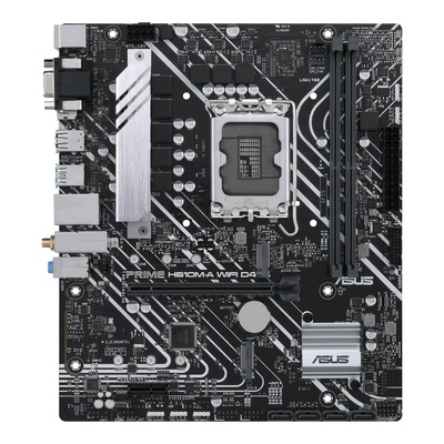  Asus | PRIME H610M-A WIFI D4 | Processor family Intel | Processor socket  LGA1700 | DDR4 DIMM | Memory slots 2 | Supported hard disk drive interfaces 	SATA