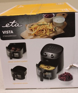  SALE OUT.  | ETA | Hot air fryer | ETA016890000 Vista | Power 1300 W | Capacity 4.3 L | Hot air technology | Black | DAMAGE PACKAGING  Hover