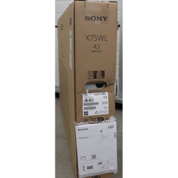 Televizors Sony | KD43X75WL | 43 (108cm) | Android | QFHD | Black | DAMAGED PACKAGING