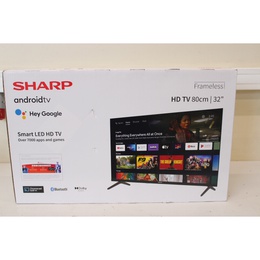 Televizors Sharp | 32FH2EA | 32 (81 cm) | Smart TV | Android | HD | Black | DAMAGED PACKAGING