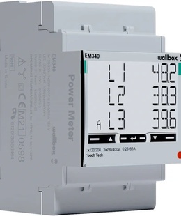  Wallbox Power Meter (3 phase up to 65A/PRO380Mod/Inepro) | MTR-3P-65A-IN  Hover