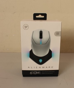 Pele SALE OUT. Dell Mouse Alienware 610M Wired / Wireless Gaming Mouse - AW610M (Lunar Light)  Hover
