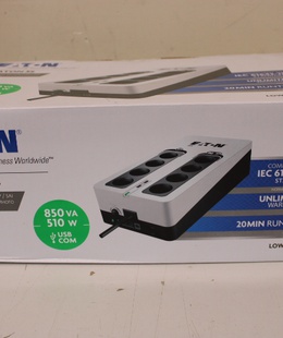  SALE OUT. Eaton UPS 3S 850 DIN | Eaton | UPS | 3S 850 DIN | 850 VA | 510 W | DAMAGED PACKAGING  Hover