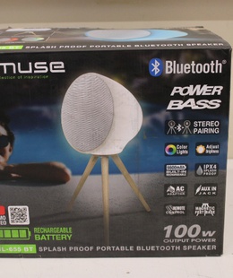  SALE OUT. Muse ML-655 BT Portable Bluetooth Speaker | Muse | Portable Bluetooth Speaker | ML-655 BT | DAMAGED PACKAGING  Hover
