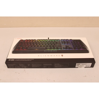 Tastatūra SALE OUT. Dell Alienware 510K Low-profile RGB Mechanical Gaming Keyboard - AW510K (Dark) | Dell | Alienware Gaming Keyboard | AW510K | Dark Gray | Mechanical Gaming Keyboard | Wired | EN | USED AS DEMO | English | Numeric keypad