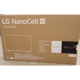Televizors LG | 4K Ultra HD Nanocell Smart TV | 43NANO82T3B | 43 | Smart TV | webOS24 | DAMAGED PACKAGING