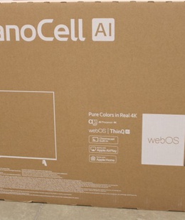 Televizors LG | 4K Ultra HD Nanocell Smart TV | 43NANO82T3B | 43 | Smart TV | webOS24 | DAMAGED PACKAGING  Hover