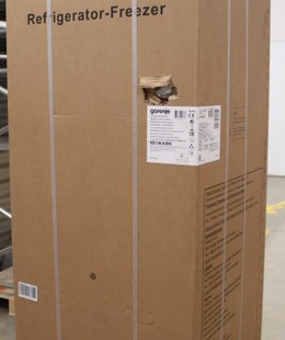  SALE OUT.  | Gorenje | N619EAW4 | Energy efficiency class E | Free standing | Combi | Height 186 cm | No Frost system | Fridge net capacity 207 L | Freezer net capacity 97 L | Display | 39 dB | White | DAMAGED PACKAGING  Hover
