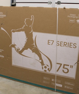 Televizors Hisense | QLED Smart TV | 75E7NQ | 75 | Smart TV | VIDAA OS | UHD | Black | DAMAGED PACKAGING  Hover