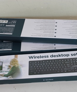 Tastatūra SALE OUT. Gembird KBS-WCH-03 Wireless desktop set  Hover