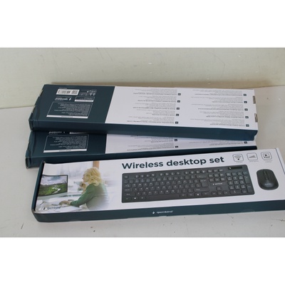 Tastatūra SALE OUT. Gembird KBS-WCH-03 Wireless desktop set