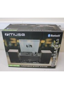  SALE OUT. Muse MT-120MB Turntable Micro System | Muse Turntable Micro System | MT-120MB | Drawer-type CD door | USB port | DAMAGED PACKAGING | AUX in