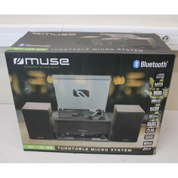  SALE OUT. Muse MT-120MB Turntable Micro System | Muse Turntable Micro System | MT-120MB | Drawer-type CD door | USB port | DAMAGED PACKAGING | AUX in