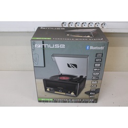  SALE OUT. Muse MT-112 W Turntable Micro System With Vinyl Deck | Muse Turntable Micro System With Vinyl Deck | MT-112 W | Micro system CD with turntable | USB port | DAMAGED PACKAGING