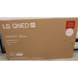 Televizors SALE OUT. LG 75QNED80A3A 75 (189 cm) LED LCD TV | LG TV | 75QNED80A3A | 75 | Smart TV | webOS 25 | 4K UHD | DAMAGED PACKAGING