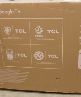 Televizors SALE OUT. TCL 75T8C 75 (189 cm) 4K QLED TV with Google TV | TCL 4K QLED TV | 75T8C | 75 | Smart TV | Google TV | Black | DAMAGED PACKAGING  Hover