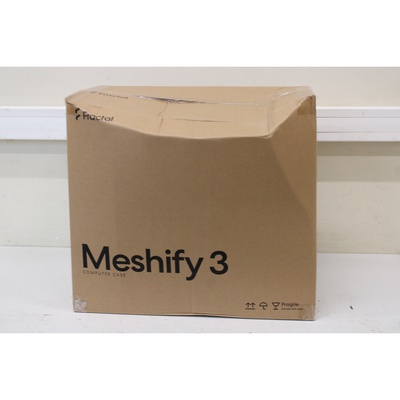  SALE OUT. Fractal Design Meshify 3 Ambience Pro RGB Black TG | SALE OUT. SALE OUT. Fractal Design Meshify 3 | Ambience Pro RGB Black TG Light Tint | ATX | DAMAGED PACKAGING