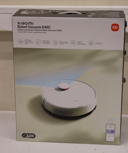  SALE OUT. Xiaomi Robot Vacuum S40C EU | Xiaomi Robot Vacuum S40C EU | Wet&Dry | 2600 mAh | Dust capacity 0.52 L | 5000 Pa | White | DAMAGED PACKAGING | 19 month(s)  Hover