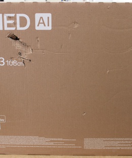 Televizors SALE OUT. LG 43QNED80A3A | 43 | Smart TV | webOS 25 | UHD | Black | DAMAGED PACKAGING  Hover