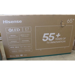 Televizors SALE OUT. Hisense 65E7Q 65 (164 cm) UHD QLED Smart TV | SALE OUT. Hisense UHD QLED Smart TV | 65E7Q | 65 | Smart TV | VIDAA OS | UHD | Black | DAMAGED PACKAGING