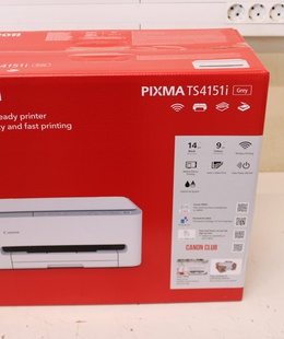 Printeris SALE OUT. Canon Multifunctional printer | PIXMA TS4151i | Inkjet | Colour | A4 | Wi-Fi | White | DAMAGED PACKAGING  Hover