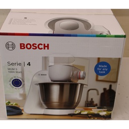 Virtuves kombains SALE OUT. Bosch Kitchen Machine | MUM58200 | 1000 W | Number of speeds 7 | Bowl capacity 3.9 L | White | DAMAGED PACKAGING