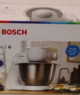 Virtuves kombains SALE OUT. Bosch Kitchen Machine | MUM58200 | 1000 W | Number of speeds 7 | Bowl capacity 3.9 L | White | DAMAGED PACKAGING  Hover