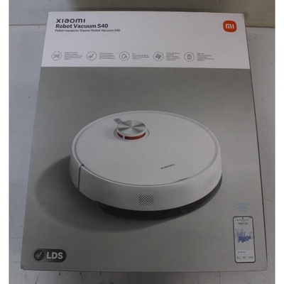 SALE OUT. Xiaomi Robot Vacuum S40 EU | Xiaomi Robot Vacuum S40 EU | Wet&Dry | 5200 mAh | Dust capacity 0.52 L | 10000 Pa | White | DAMAGED PACKAGING | 24 month(s)