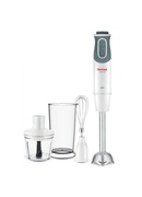 TEFAL | Blender | Optichef 3-in-1 HB643138 | Hand Blender | 800 W | Number of speeds 20 | Turbo mode | Chopper | White/Grey