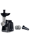 Gaļas maļamās mašīna TEFAL | Meat mincer | NE105838 | Black | 1400 W | Number of speeds 1 | Throughput (kg/min) 1.7 | The set includes 3 stainless steel sieves for medium or coarse grinding.