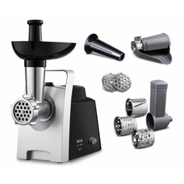 Gaļas maļamās mašīna TEFAL | Meat Grinder | NE109838 | Stainless Steel/Black | 1400 W | Number of speeds 1 | Throughput (kg/min) 1.7