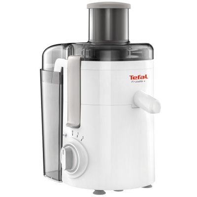 Sulu spiede TEFAL | Fruitelia Plus Juicer | ZE370138 | White/Grey | 350 W | Number of speeds 2 + Pulse