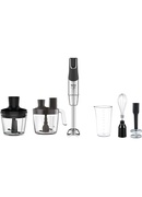 Mikseris TEFAL | Blender | Infinity Force Pro 5in1 HB95LD38 | Hand Blender | 1200 W | Number of speeds Variable | Black/Stainless steel