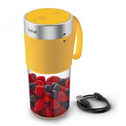 Blenderis TEFAL | Blender | BL1C0230 LightMix On the Go | Tabletop | Jar material Tritan | Jar capacity 0.3 L | Yellow/Transparent
