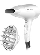 Fēns Braun | Hair Dryer | HD385 | 2000 W | Number of temperature settings 3 | Ionic function | Diffuser nozzle | White