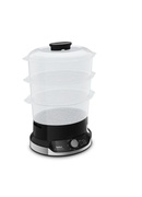 TEFAL Food Steamer VC204810	Ultracompact Black 800 W Capacity 9 L Number of baskets 3
