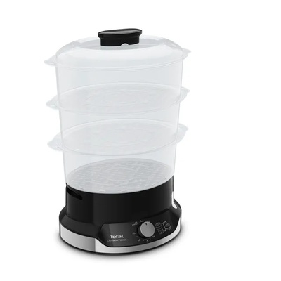 TEFAL Food Steamer VC204810	Ultracompact Black 800 W Capacity 9 L Number of baskets 3