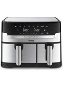 TEFAL Fryer | EY905D10 | Capacity 5.2+3.1 L | Hot air technology | Stainless Steel/Black Hover