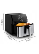  TEFAL Easy Fry Mega Air Fryer | EY855D10 | Power 1700 W | Capacity 7.5 L | Black Hover