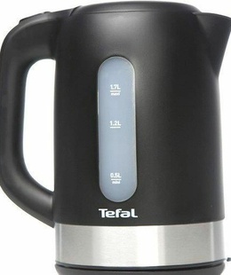 Tējkanna TEFAL | Kettle | KO330830 | Electric | 2400 W | 1.7 L | Plastic | 360° rotational base | Black  Hover