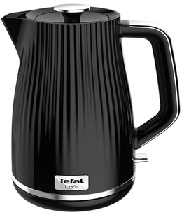 Tējkanna TEFAL | Kettle | KO250830 | Electric | 2400 W | 1.7 L | Plastic | 360° rotational base | Black  Hover
