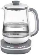 Tējkanna TEFAL Tastea Kettle | BJ551B10 | Tea Kettle | 1400 W | 1.5 L | Glass | 360° rotational base | Grey/White Hover