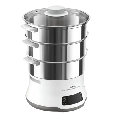 Multivāres katls TEFAL Steamer Pot | VC502D10 | 0.7 L | Number of programs 8 | White/Stainless Steel